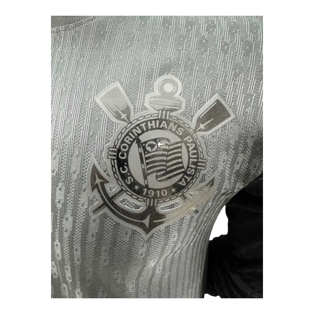 Camisa Corinthians II manga longa 24/25 - Jogador Nike Masculina - Preta