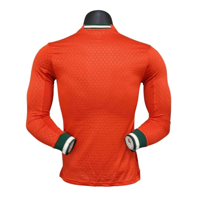 Camisa Seleção Portugal I 25/26 manga longa - Jogador Puma Masculina - Vermelha