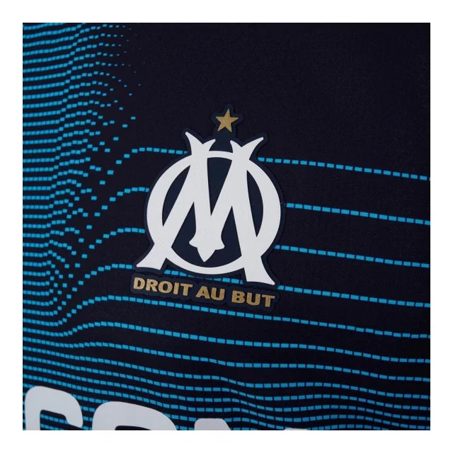 Camisa Olympique Marseille II 25/26 manga longa - Torcedor Puma Masculina - Azul
