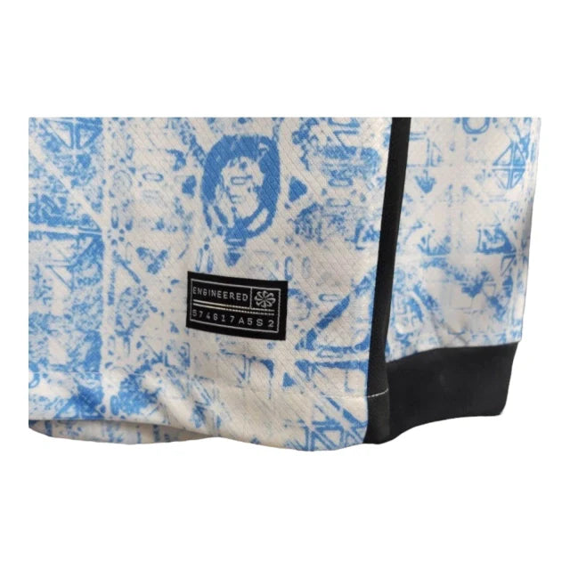 Camisa Seleção de Portugal II 24/25 manga longa - Torcedor Nike Masculina - Branca com detalhes em azul