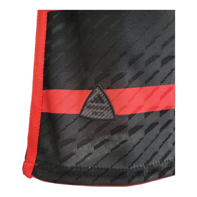 Camisa Flamengo I 24/25 manga longa - Jogador Adidas Masculina - Vermelho e preto