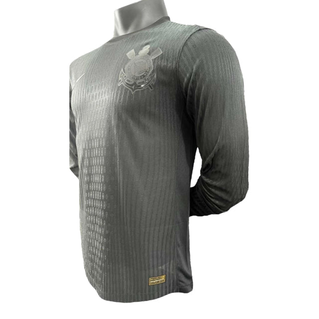 Camisa Corinthians II manga longa 24/25 - Jogador Nike Masculina - Preta