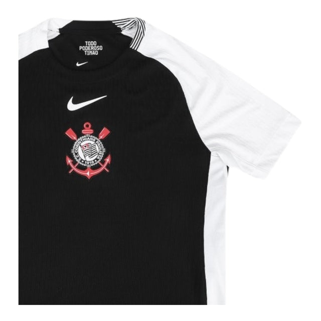 Camisa Corinthians II 25/26 - Torcedor Nike Feminina - Preta e branca