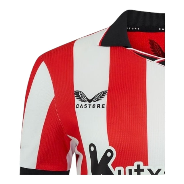 Camisa Athletic Bilbao I 25/26 - Torcedor Castore Feminina - Branca e vermelha
