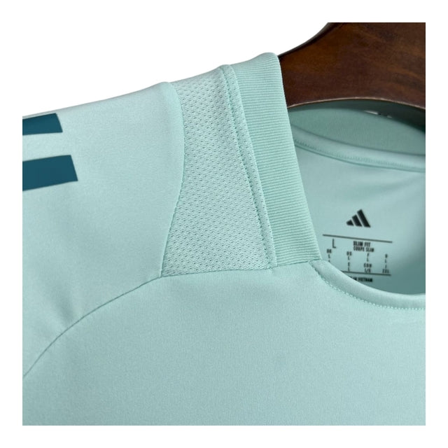 Camisa Cruzeiro Treino 25/26 - Torcedor Adidas Feminina - Azul Turquesa
