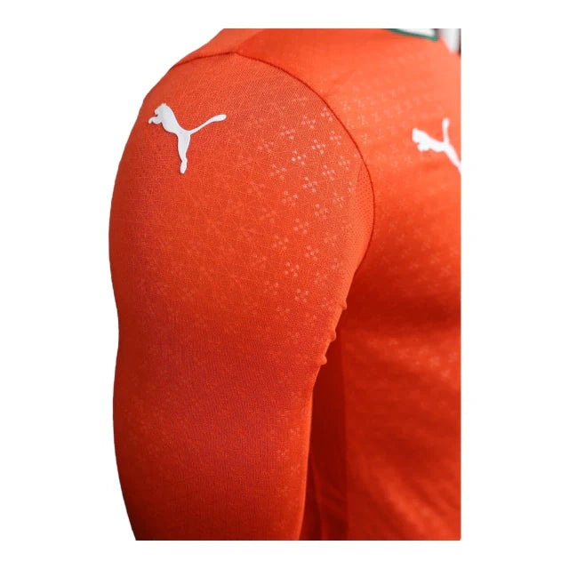 Camisa Seleção Portugal I 25/26 manga longa - Jogador Puma Masculina - Vermelha