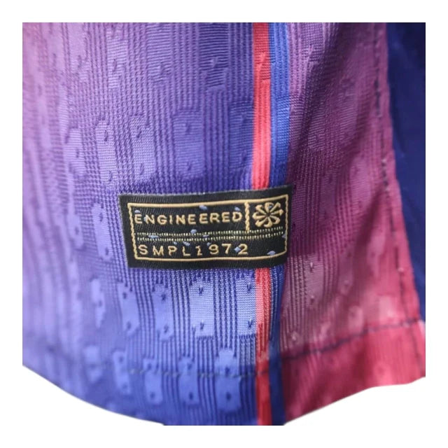 Camisa Barcelona I 25/26 manga longa - Jogador Nike Masculina - Azul e vermelha