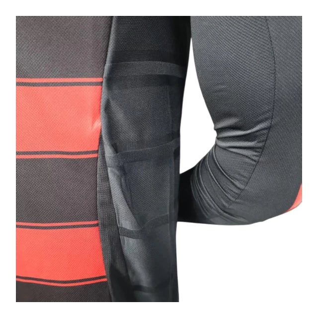 Camisa Flamengo I 25/26 manga longa - Jogador Adidas Masculina - Vermelha e preta