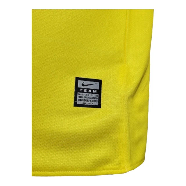 Camisa Retrô Barcelona II 08/09 manga longa - Masculina Nike - Amarela com detalhes em azul e vermelho