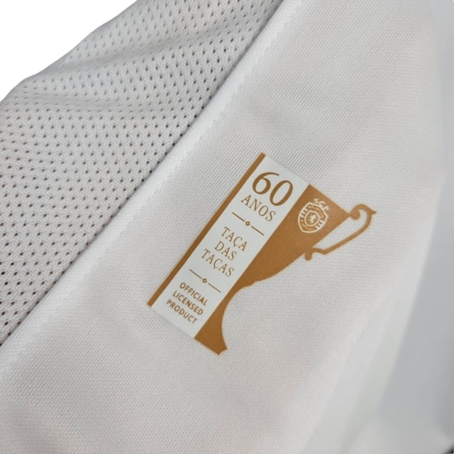 Camisa Sporting Lisboa Edição comemorativa 60 anos 24/25 - Torcedor Nike Masculina - Branca com detalhes em verde