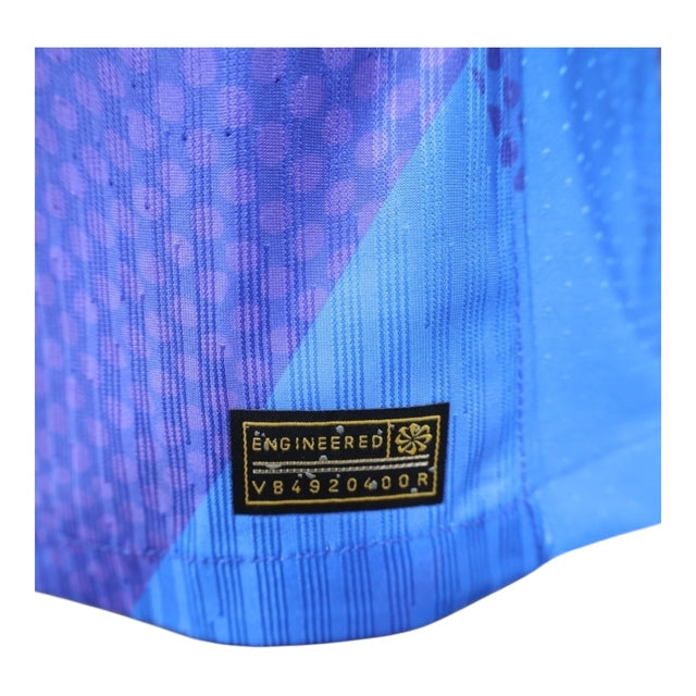 Camisa Seleção Brasileira II 25/26 - Jogador Nike Masculina - Azul com detalhes em verde