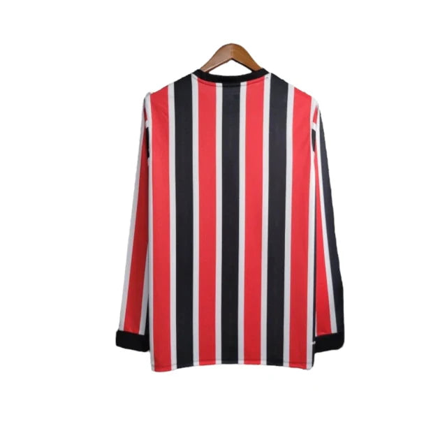 Camisa São Paulo II 24/25 manga longa - Torcedor New Balance Feminina - Tricolor