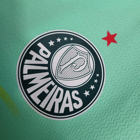 Camisa Palmeiras III 22/23 Feminina Puma - Verde-piscina com detalhes em amarelo