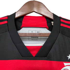 Camisa Flamengo I 24/25 - Torcedor Adidas Masculina - Preta e vermelha