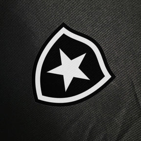Camisa Botafogo Manga Longa 23/24 - Torcedor Reebok Masculina - Preta com detalhes em branco
