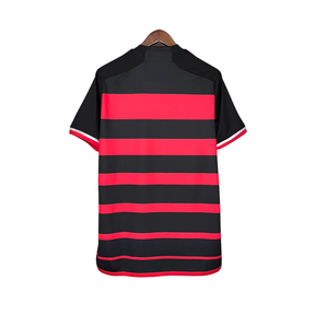 Camisa Flamengo I 24/25 - Torcedor Adidas Masculina - Preta e vermelha