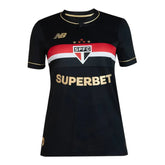Camisa São Paulo Comemorativa III 25/26 - New Balance Feminina - Preta