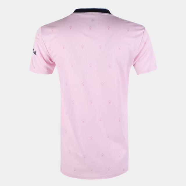 Camisa Arsenal III 22/23 - Torcedor Adidas Feminina - Rosa com detalhes em preto
