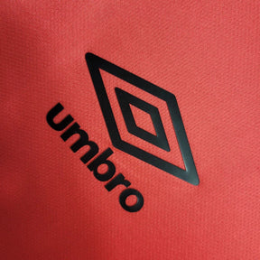 Camisa Athletico Paranaense I 23/24 manga longa - Torcedor Umbro Masculina - Vermelha com detalhes em preto