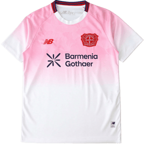 Camisa Bayer Leverkusen Away 2025/2026 New Balance Branca Torcedor Masculina