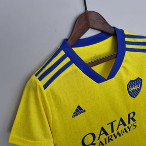 Camisa Boca Juniors Third 22/23 Torcedor Adidas Feminina - Amarelo e Azul