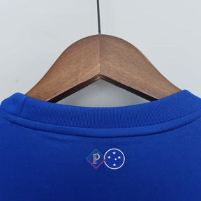 Camisa Cruzeiro I 22/23 Torcedor Adidas Masculina - Azul