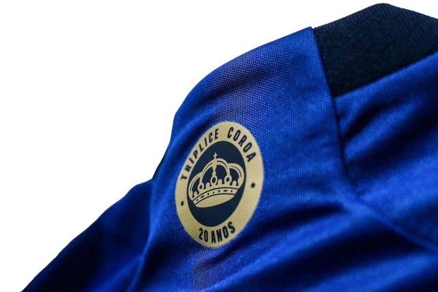 Camisa Cruzeiro I 23/24 Torcedor Adidas Masculina - Azul