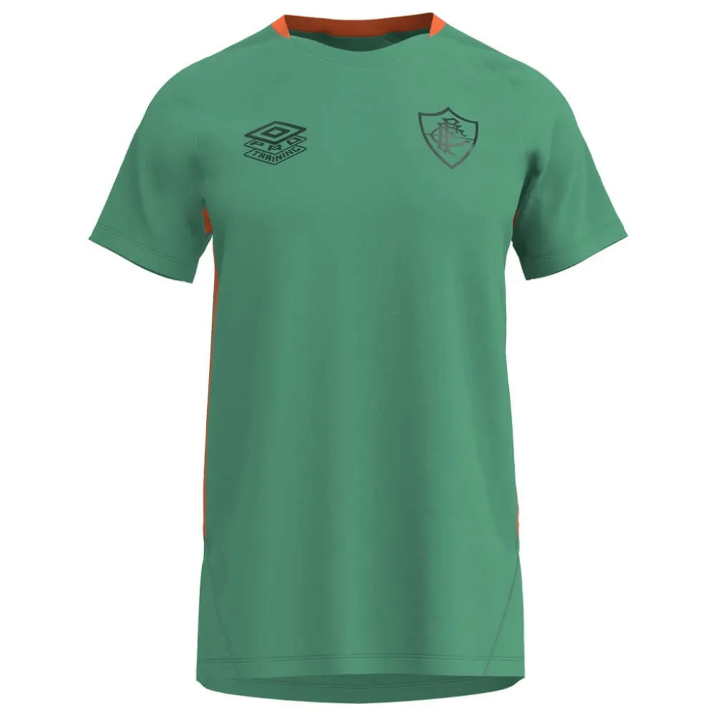 Camisa Fluminense Treino 2025/2026 Umbro Verde Torcedor Masculina