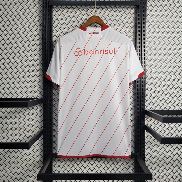 Camisa Internacional II 23/24 - Torcedor Adidas Masculina - Branca com detalhes em vermelho