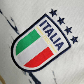 Camisa Seleção da Itália I 23/24 manga longa - Torcedor Puma Masculina - Branca