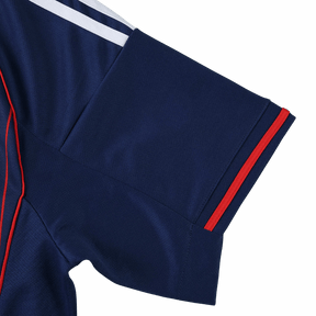 Camisa Lyon Away 2025/2026 Adidas Azul e Preta Torcedor Masculina