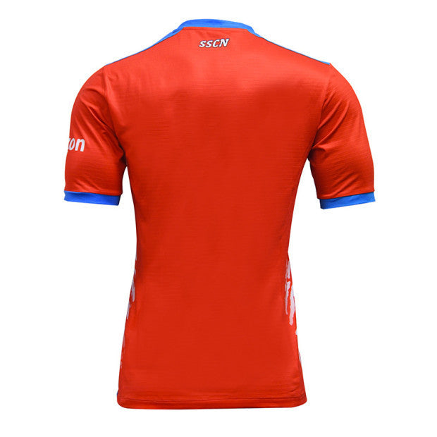 Camisa Napoli Homenagem Maradona 22/23 - Torcedor EA7 Masculina - Vermelha