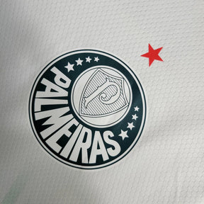 Camisa Palmeiras II 23/24 manga longa - Torcedor Puma Masculina - Branca com detalhes em verde