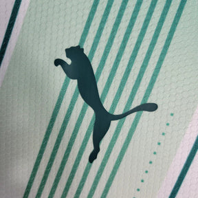 Camisa Palmeiras II 23/24 manga longa - Torcedor Puma Masculina - Branca com detalhes em verde