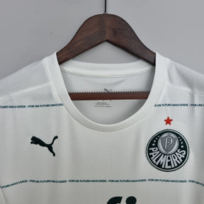 Camisa Palmeiras II 22/23 Torcedor Puma Feminina - Branca com detalhes em verde