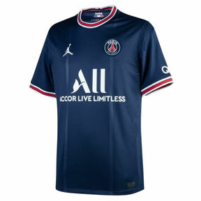 Camisa Paris Saint-Germain I 21/22 - Torcedor Nike Masculina - Azul com detalhes em vermelho e branco