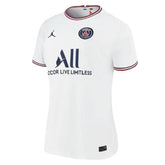 Camisa Paris Saint-Germain Fourth 21/22 - Torcedor Jordan Feminina - Branca