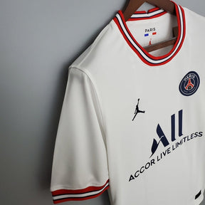 Camisa Paris Saint-Germain Fourth 21/22 - Torcedor Jordan Masculina - Branca