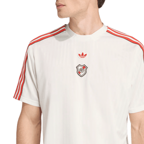 Camisa River Plate Originals Terrace Icons 2025/2026 Adidas Branca Masculina