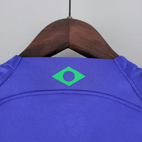 Camisa Seleção Brasileira II 2022 - Torcedor Nike Feminina - Azul