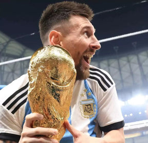 Camisa Seleção da Argentina Três Estrelas - Campeã 2022 Torcedor Adidas Masculina - Azul e Branca