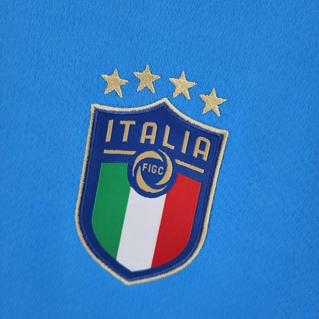 Camisa Seleção da Itália I 22/23 - Torcedor Puma Masculina - Azul