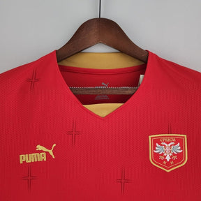 Camisa Seleção da Sérvia Home 22/23 Torcedor Puma Masculina - Vermelha