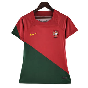 Camisa Seleção de Portugal I 22/23 - Torcedor Nike Feminina - Vermelha e verde
