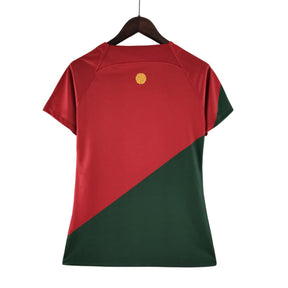Camisa Seleção de Portugal I 22/23 - Torcedor Nike Feminina - Vermelha e verde