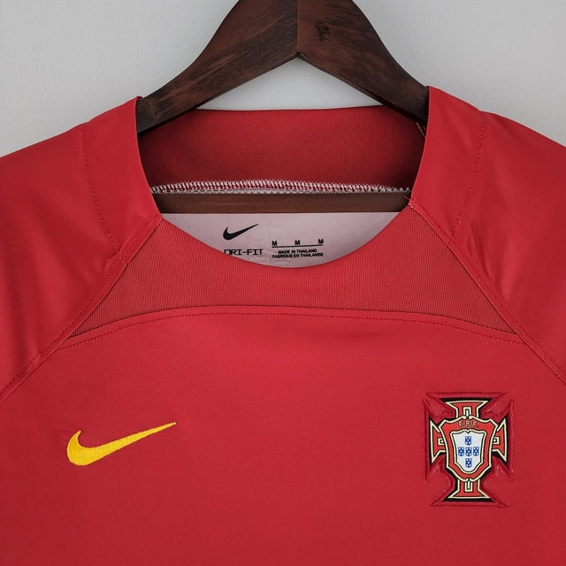 Camisa Seleção de Portugal I 22/23 - Torcedor Nike Feminina - Vermelha e verde