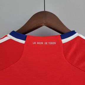 Camisa Seleção do Chile Home 2022 Torcedor Adidas Masculina - Vermelha
