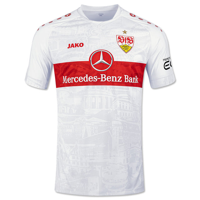 Camisa Stuuttgart I 22/23 Torcedor Masculina - Branco