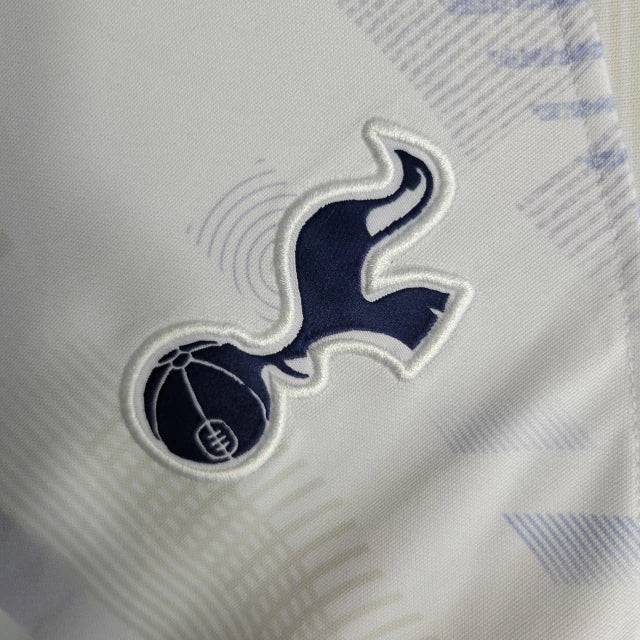 Camisa Tottenham I 23/24 manga longa - Torcedor Nike Masculina - Branca com detalhes em azul