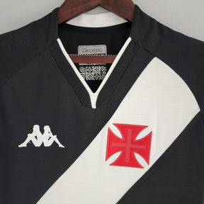 Camisa Vasco da Gama I 22/23 - Torcedor Kappa Feminina - Preta